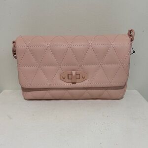 Forever 21 Pink Quilted Crossbody Bag